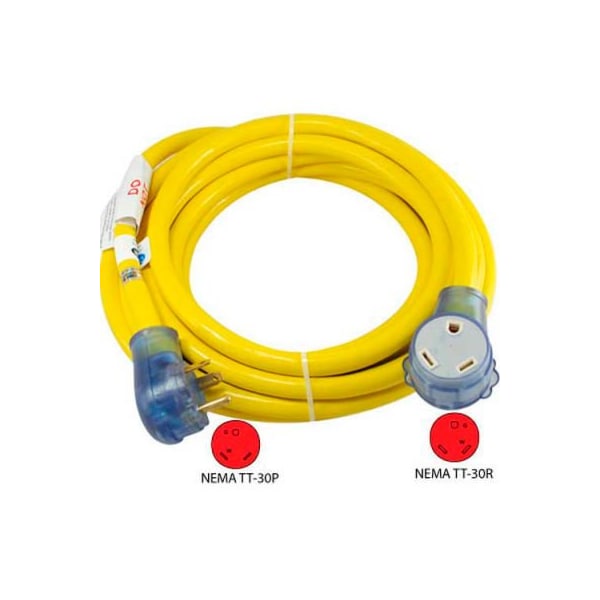 Conntek Conntek 14368, 25-Feet 30-Amp Straight Blade RV Extension Cord with NEMA TT-30P/R 14368 - main
